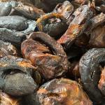 DRIED SMOKED CATFISH.